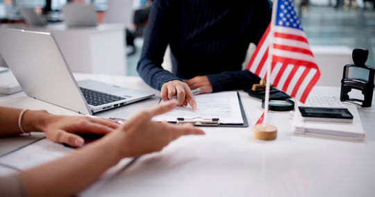 interview with immigration officer
