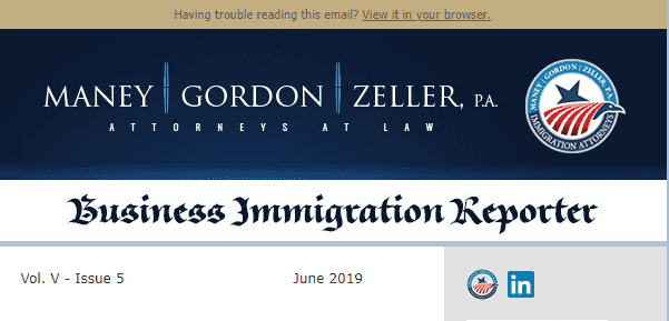 Business Immigration Reporter June 2019