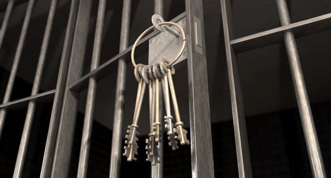 keys over jail cell